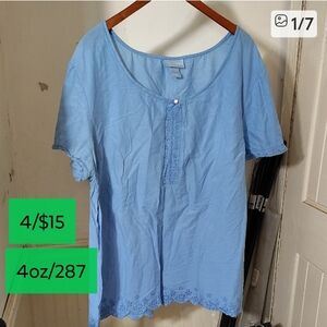 Sky Blue Women's Blouse